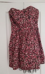 Strapless Floral Sound & Matter Dress